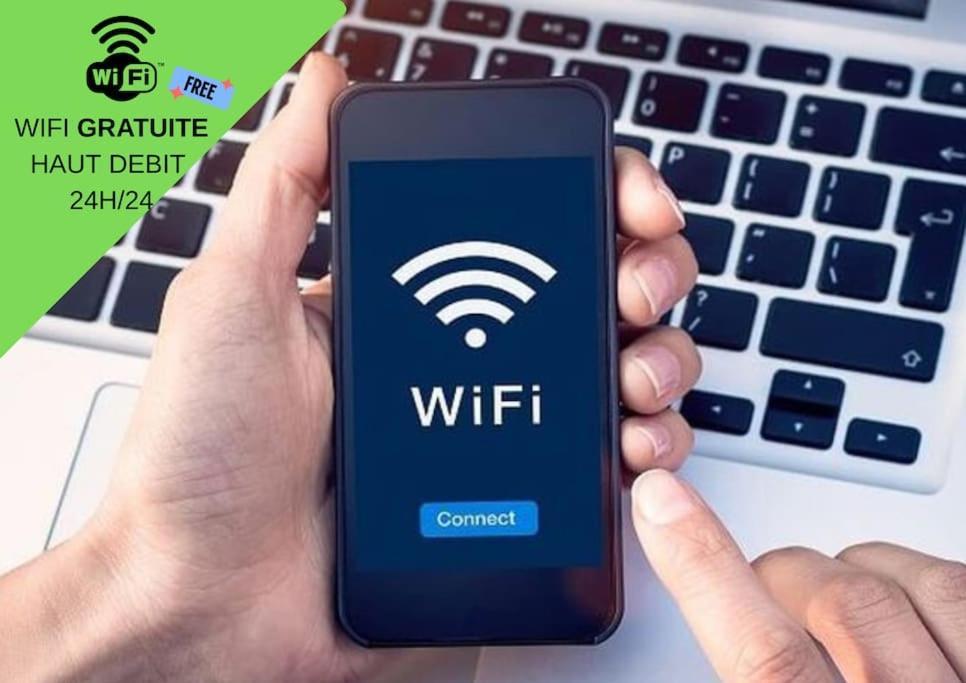 Cosy T2 Wifi Parking Proche Gare Centre Ville Сен-Кантен Экстерьер фото